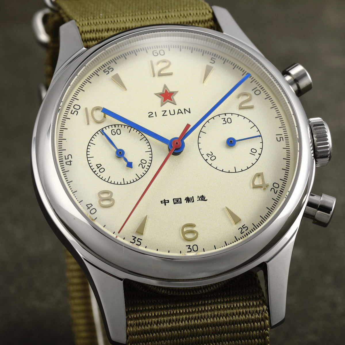SEAKOSS 40mm Men's 1963 Chronograph Mechanical Watch Sapphire Glass Seagull ST1901 Movement Pilot Air Force Aviation Wristwatches