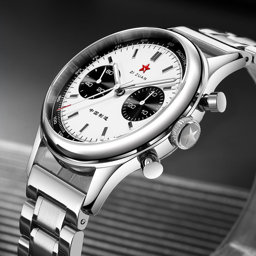 SEAKOSS Seagull 1963 Chronograph 40mm Sapphire Glass Men Pilot ST1901 Movement Mechanical Watches With Gooseneck