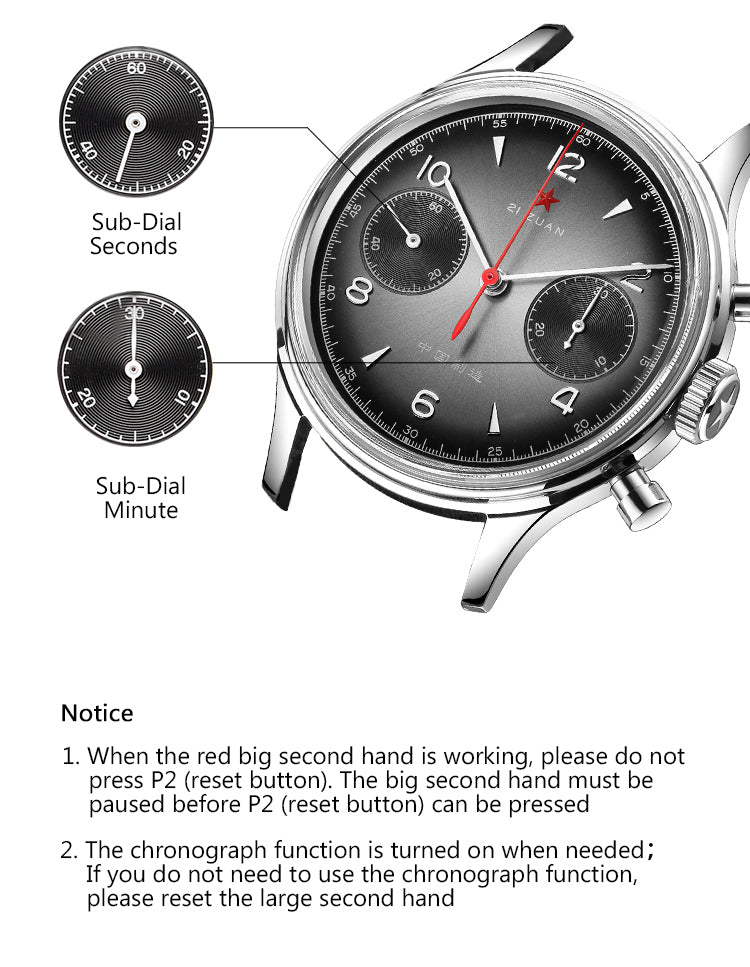 SEAKOSS 38mm Grey 1963 Chronograph Watches For Men Seagull ST1901 Movement Sapphire Pilot Military Mechanical Wristwatches