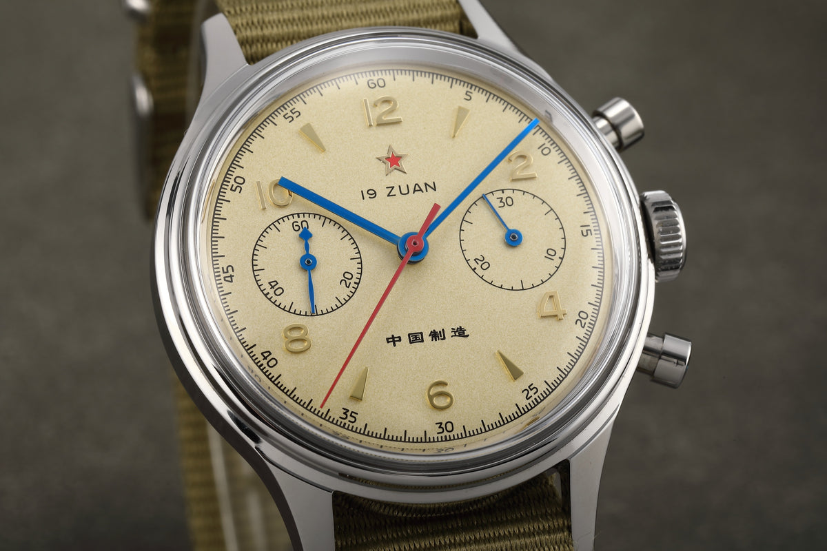 SEAKOSS Seagull 1963 Chronograph 38mm Acrylic Glass Original Seagull ST1901 Movement Men Mechanical Watch With Gooseneck