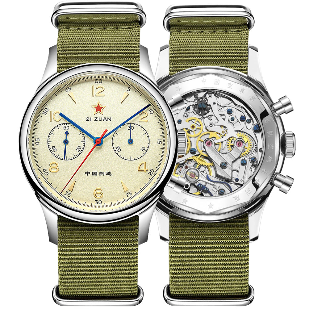 SEAKOSS Seagull 1963 Men's Chronograph Watch 40mm Sapphire Glass ST1901 Movement Mechanical Wrist Watches