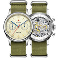 SEAKOSS Seagull 1963 Men's Chronograph Watch 40mm Sapphire Glass ST1901 Movement Mechanical Wrist Watches