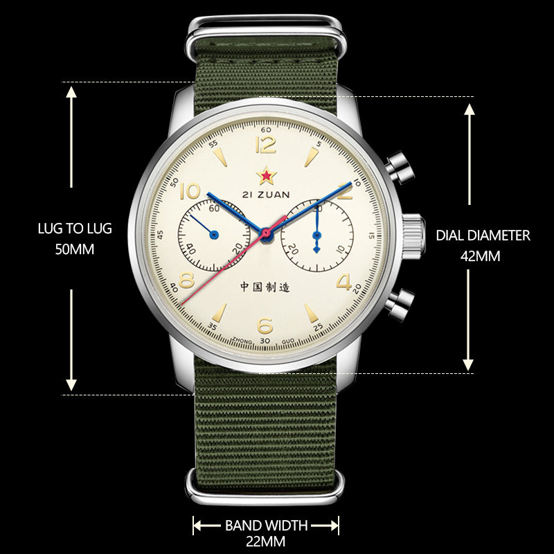 SEAKOSS 42mm Seagull 1963 Chronograph Men ST1901 Manual Winding Movement 3D Dome Hardlex Mirror Chrono Mechanical Watches