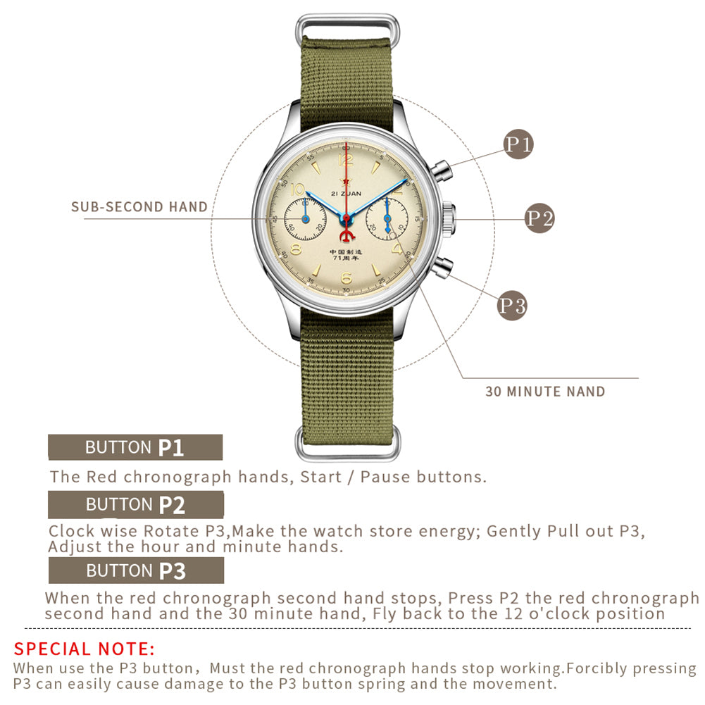 SEAKOSS Seagull 1963 38mm Men Chronograph Watches Acrylic Glass Luminous 71st Anniversary Edition