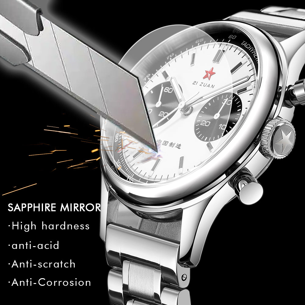 SEAKOSS Seagull 1963 Chronograph 40mm  Sapphire Glass Men Pilot ST1901 Movement Mechanical Watches