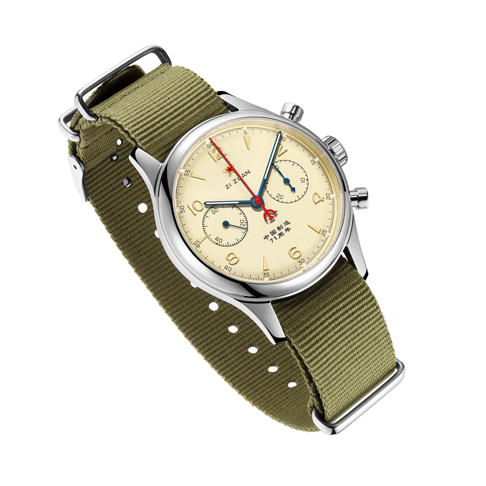 SEAKOSS 1963 Chronograph 38mm Luminous Dial Seagull ST1901 Movement Pilot Hand Winding Men's Chrono Mechanical Watches Sapphire Glass