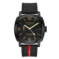 SEAKOSS 45mm GMT Automatic Watch for Men – Seagull ST2557 Mechanical Movement, Sapphire Crystal, 10ATM Waterproof Stainless Steel Wristwatch