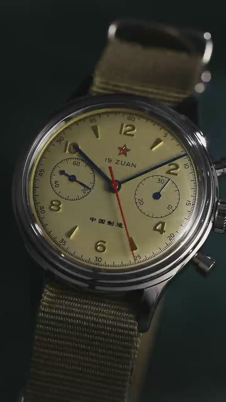 SEAKOSS Seagull 1963 Chronograph 38mm Acrylic Glass Original Seagull ST1901 Movement Men Mechanical Watch With Gooseneck